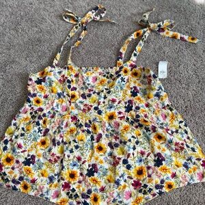 Old Navy Floral Tank Top - Multicolor